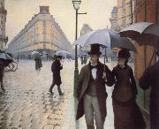 Gustave Caillebotte Paris,The Places de l-Europe on a Rainy Day Spain oil painting artist